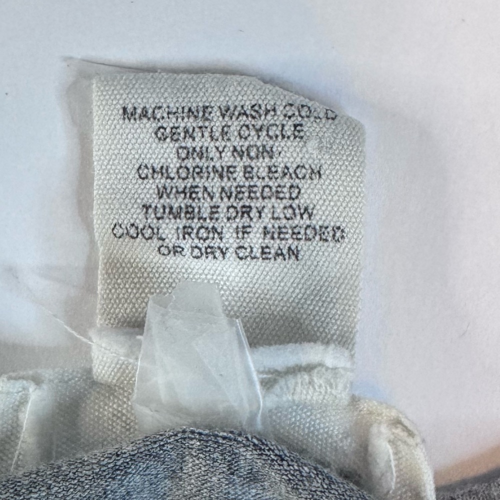 Andrea Jovine Gray Stretch Tunic Top XL – 3/4 Sleeve Soft Jersey Knit Side Slits - Picture 12 of 12